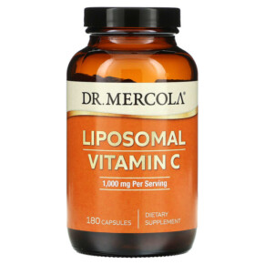 Dr. Mercola Liposomal Vitamin C 500 mg 180 Capsules 813006015592