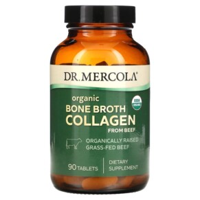 Dr. Mercola Organic Bone Broth Collagen 90 Tablets 810487031455