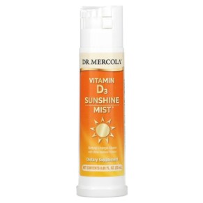 Dr. Mercola Vitamin D3 Sunshine Mist Natural Orange 0.85 fl oz (25 ml) 813006014670