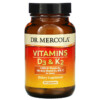 Dr. Mercola Vitamins D3 & K2 90 Capsules 813006019965