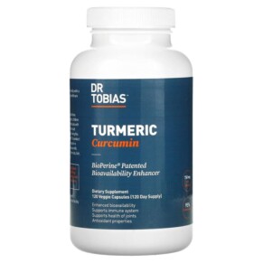 Dr. Tobias Turmeric Curcumin 120 Veggie Capsules 842367001289