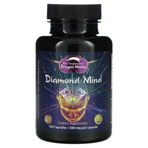 Dragon Herbs (Ron Teeguarden) Diamond Mind 500 mg 100 Capsules 679372001603
