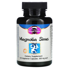 Dragon Herbs (Ron Teeguarden) Magnolia Sinus 500 mg 100 Vegetarian Capsules 679372002013