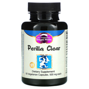 Dragon Herbs (Ron Teeguarden) Perilla Clear 500 mg 60 Vegetarian Capsules 679372002051