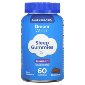 Dream Water Sleep Snoozeberry 60 Gummies 857430002551