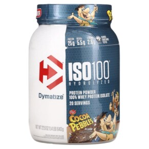 Dymatize ISO100 Hydrolyzed 100% Whey Protein Isolate Cocoa Pebbles 1.4 lb (640 g) 705016356201