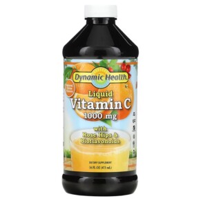 Dynamic Health Liquid Vitamin C Natural Citrus 1.000 mg 16 fl oz (473 ml) 790223100396