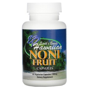 Earth's Bounty ( Matrix Health ) Noni Fruit Hawaiian 500 mg 60 Vegetarian Capsules 707990201003