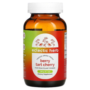 Eclectic Institute Freeze Dried Fresh Berry Tart Cherry 5.1 oz (144 g) 023363371242