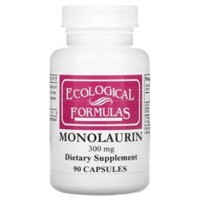 Ecological Formulas Monolaurin 300 mg 90 Capsules 696859034879