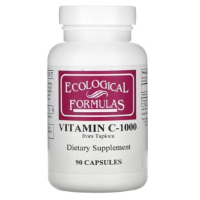 Ecological Formulas Vitamin C-1000 90 Capsules 696859034954