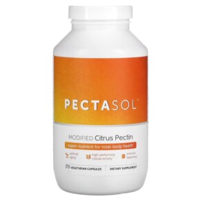 Econugenics PectaSol Modified Citrus Pectin 270 Vegetarian Capsules 892985000119