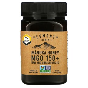 Egmont Honey Manuka Honey Raw And Unpasteurized 150+ MGO 17.6 oz (500 g) 9421034911277