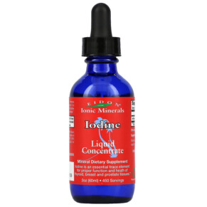 Eidon Mineral Supplements Iodine Liquid Concentrate 2 oz (60 ml) 640923000314