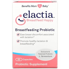 Elactia Breastfeeding Probiotic 30 Capsules 602359460308