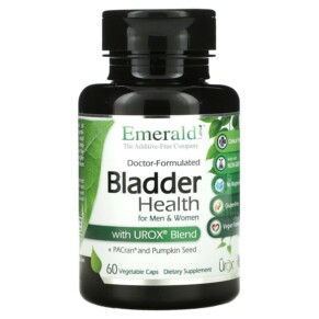 Emerald Laboratories Bladder Health for Men & Women with Urox Blend 60 Vegetable Caps 743650003648