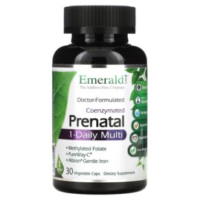 Emerald Laboratories CoEnzymated Prenatal 1-Daily Multi 30 Vegetable Caps 743650003440