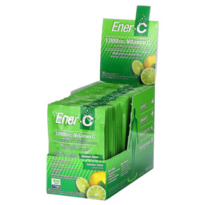 Ener-C Vitamin C Multivitamin Drink Mix Lemon Lime 1.000 mg 30 Packets 0.3 oz (9.56 g) Each 873024001014