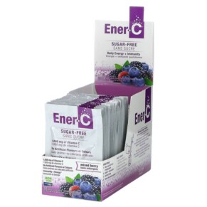 Ener-C Vitamin C Multivitamin Drink Mix Sugar Free Mixed Berry 1.000 mg 30 Packets 0.2 oz (5.46 g) Each 873024001328