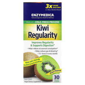 Enzymedica Kiwi Regularity Kiwi 30 Relief Chews 670480110157