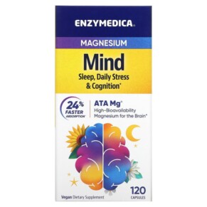 Enzymedica Magnesium Mind 120 Capsules 670480101230