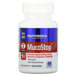Enzymedica MucoStop 48 Capsules 670480241103