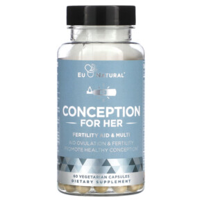 Eu Natural Conception for Her Fertility Aid & Multi 60 Vegetarian Capsules 855244008134