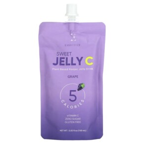 Everydaze Sweet Jelly C Plant Based Konjac Jelly Drink Grape 5.02 fl oz (150 ml) 8809432534013