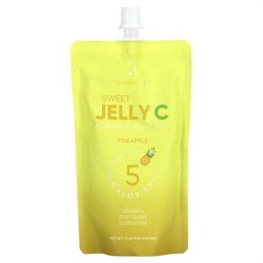 Everydaze Sweet Jelly C Plant Based Konjac Jelly Drink Pineapple 5.02 fl oz (150 ml) 8809432533986