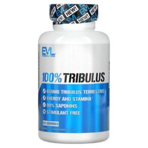 EVLution Nutrition 100% Tribulus 60 Veggie Capsules 818901022539