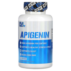 EVLution Nutrition Apigenin 30 Veggie Capsules 818901027343