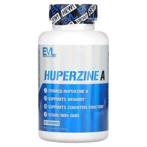 EVLution Nutrition Huperzine A 200 mcg 30 Tablets 818901028111