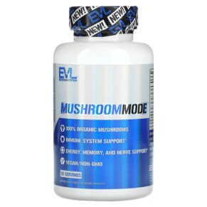 EVLution Nutrition MushroomMode 90 Veggie Capsules 818901028029