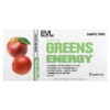 EVLution Nutrition Stacked Greens Energy Sample Pack Orchard Apple 3 Stickpacks 0.2 oz (6.9 g) Each 818901028388