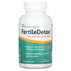Fairhaven Health FertileDetox for Women & Men 90 Capsules 895749000813