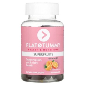 Flat Tummy Superfruits Natural Orange 60 Gummies 811909033200