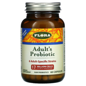 Flora Adult's Probiotic 17 Billion Cells 60 Capsules 061998619605