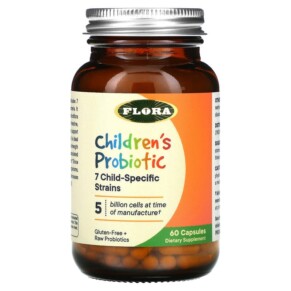 Flora Children's Probiotic 5 Billion 60 Capsules 061998619643
