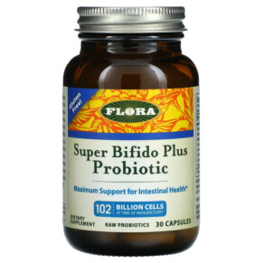 Flora Super Bifido Plus Probiotic 102 Billion Cells 30 Capsules 061998619728