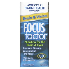 Focus Factor Brain & Vision 60 Tablets 855119006081