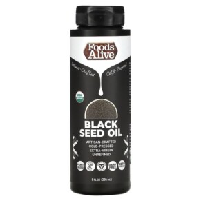 Foods Alive Organic Black Seed Oil 8 fl oz (236 ml) 891551000645