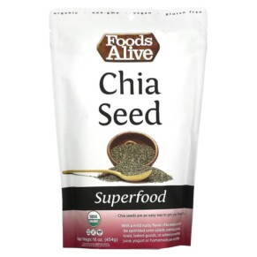 Foods Alive Superfood Organic Chia Seed 16 oz (454 g) 891551000676