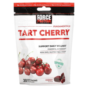 Force Factor Fundamentals Tart Cherry Cherry 30 Soft Chews 818594018703