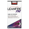 Force Factor Nighttime Fat Burner Leanfire PM 60 Vegetable Capsules 818594015405