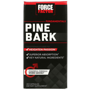 Force Factor Pine Bark 600 mg 30 Capsules 818594015269