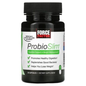 Force Factor ProbioSlim Digestive Support + Weight Management 30 Capsules 818594014415