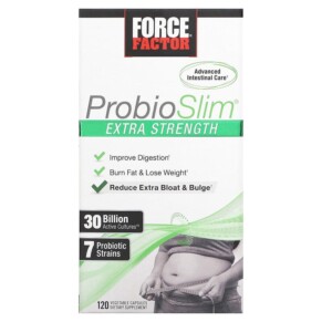 Force Factor ProbioSlim Extra Strength 30 Billion CFU 120 Capsules 818594014811