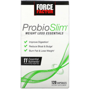 Force Factor ProbioSlim Weight Loss Essentials 120 Capsules 818594014781
