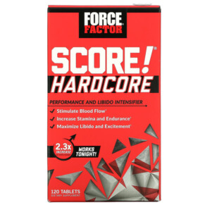 Force Factor SCORE! Hardcore Performance and Libido Intensifier 120 Tablets 818594014798