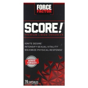 Force Factor Score! Premium Libido Enhancer 76 Capsules 818594013692